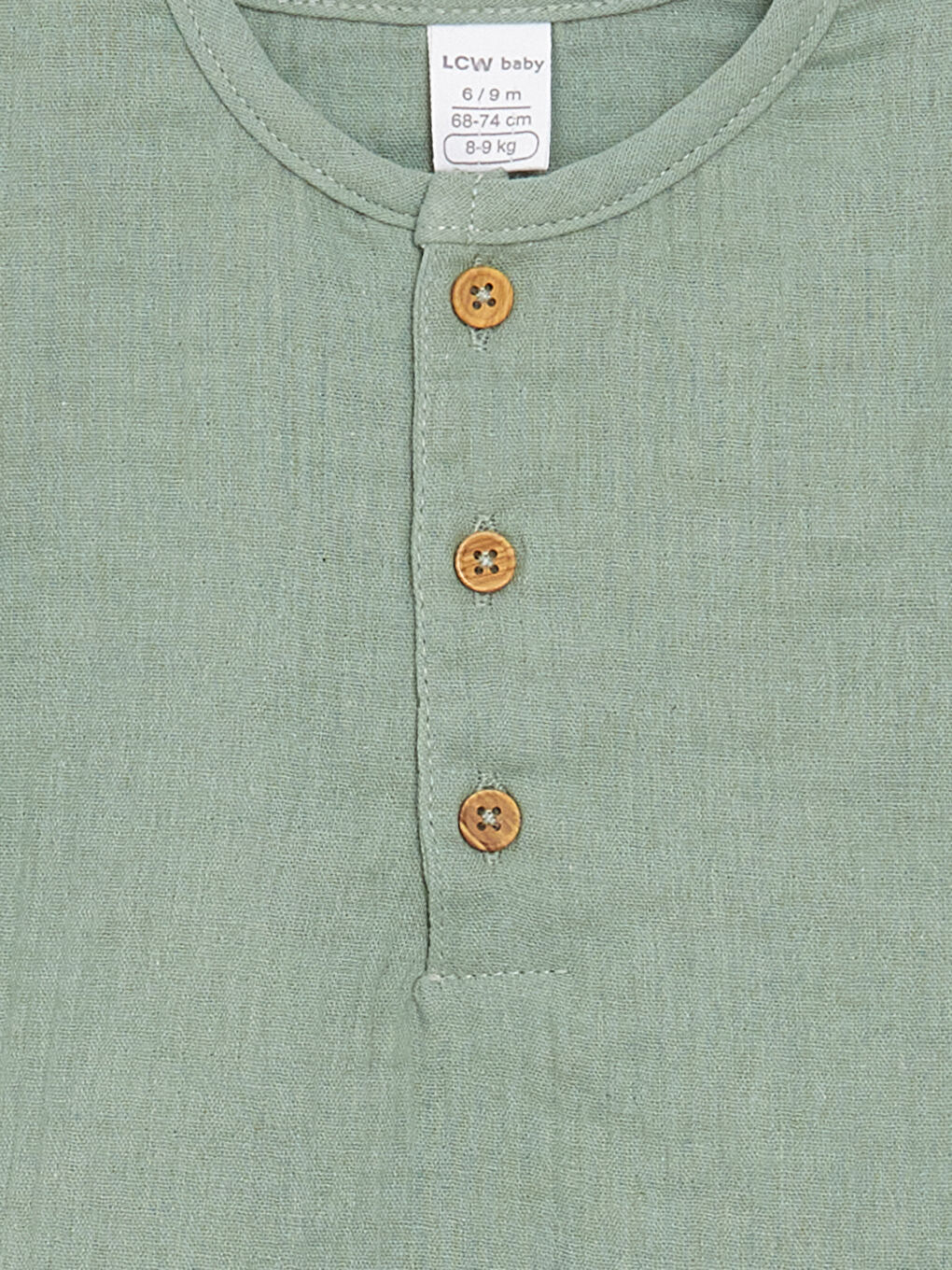 Yeşil Bisiklet Yaka Erkek Bebek Tişört ve Şort 2'li-2