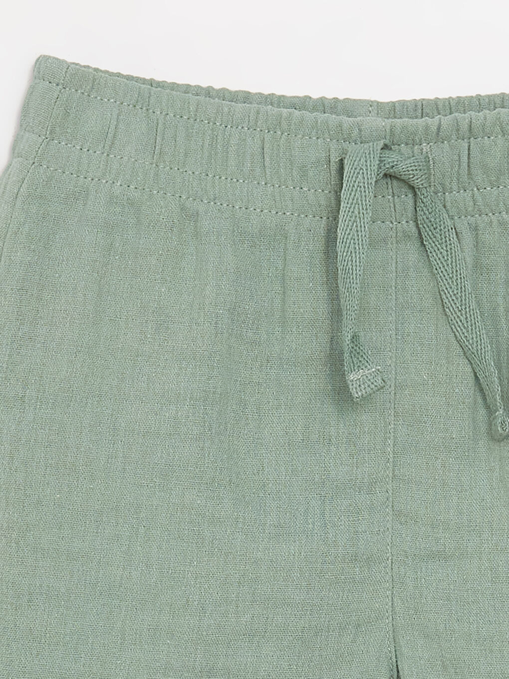 Yeşil Bisiklet Yaka Erkek Bebek Tişört ve Şort 2'li-5