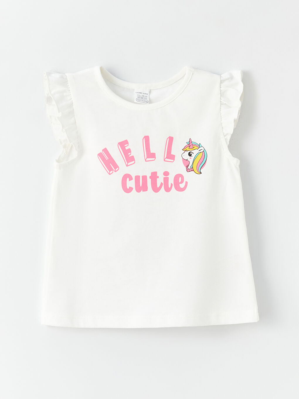 Crew Neck Printed Baby Girls' Tank Top -S3KS58Z1-R9J