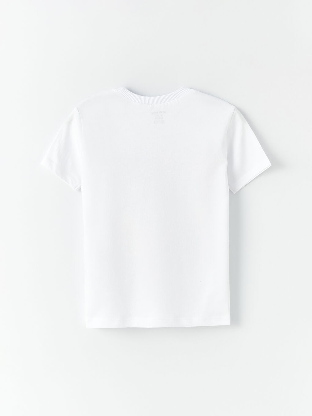 Beyaz Bisiklet Yaka Kısa Kollu Looney Tunes Baskılı Erkek Bebek Tişört ve Şort 2'li Takım-2