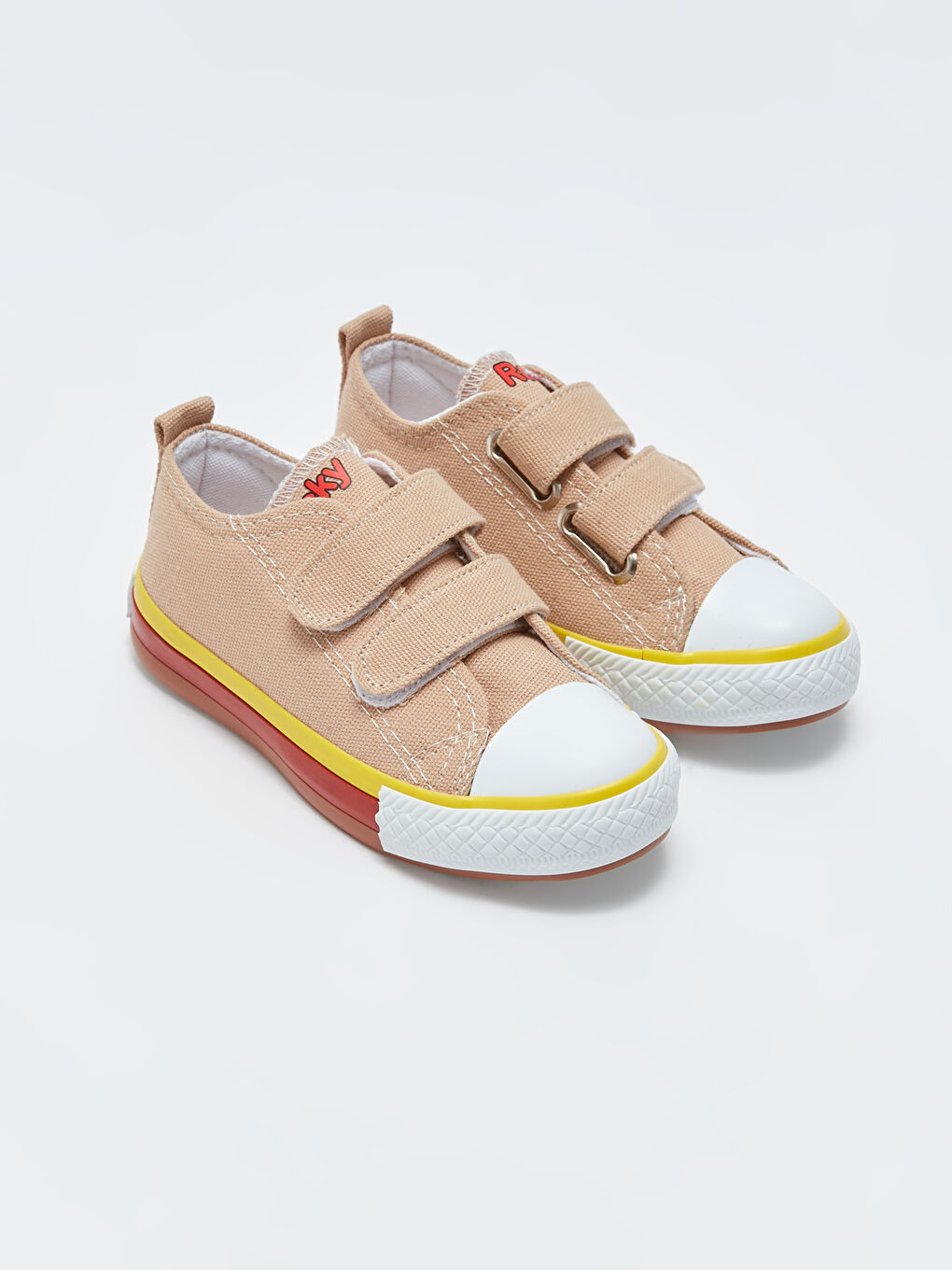 Kahverengi Cırt Cırtlı Unisex Spor Ayakkabı