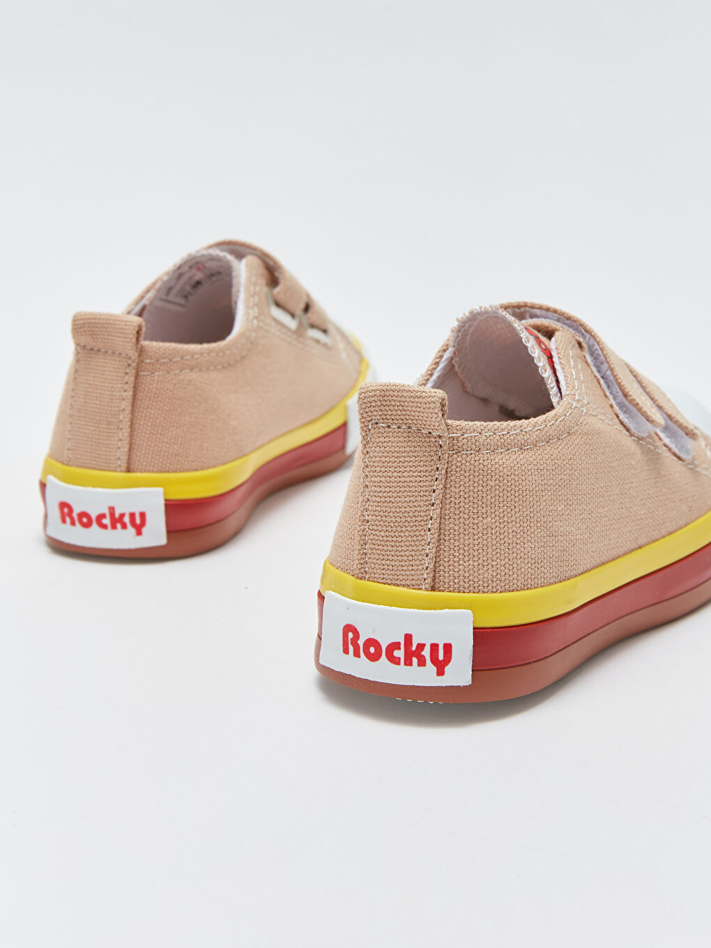 Kahverengi Cırt Cırtlı Unisex Spor Ayakkabı-4