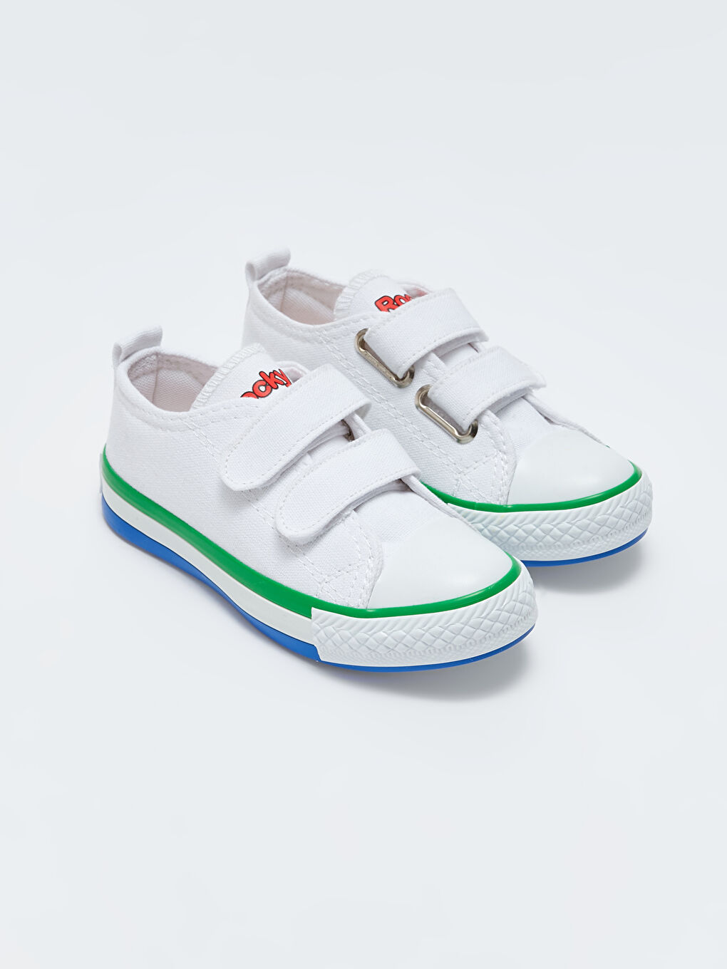 Beyaz Cırt Cırtlı Unisex Spor Ayakkabı