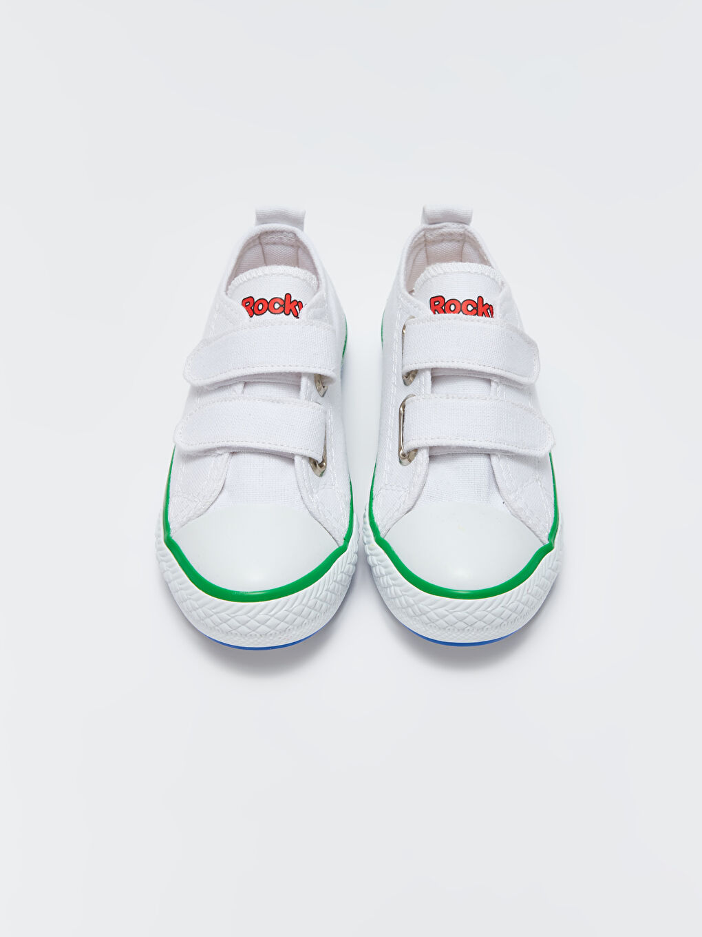 Beyaz Cırt Cırtlı Unisex Spor Ayakkabı-2