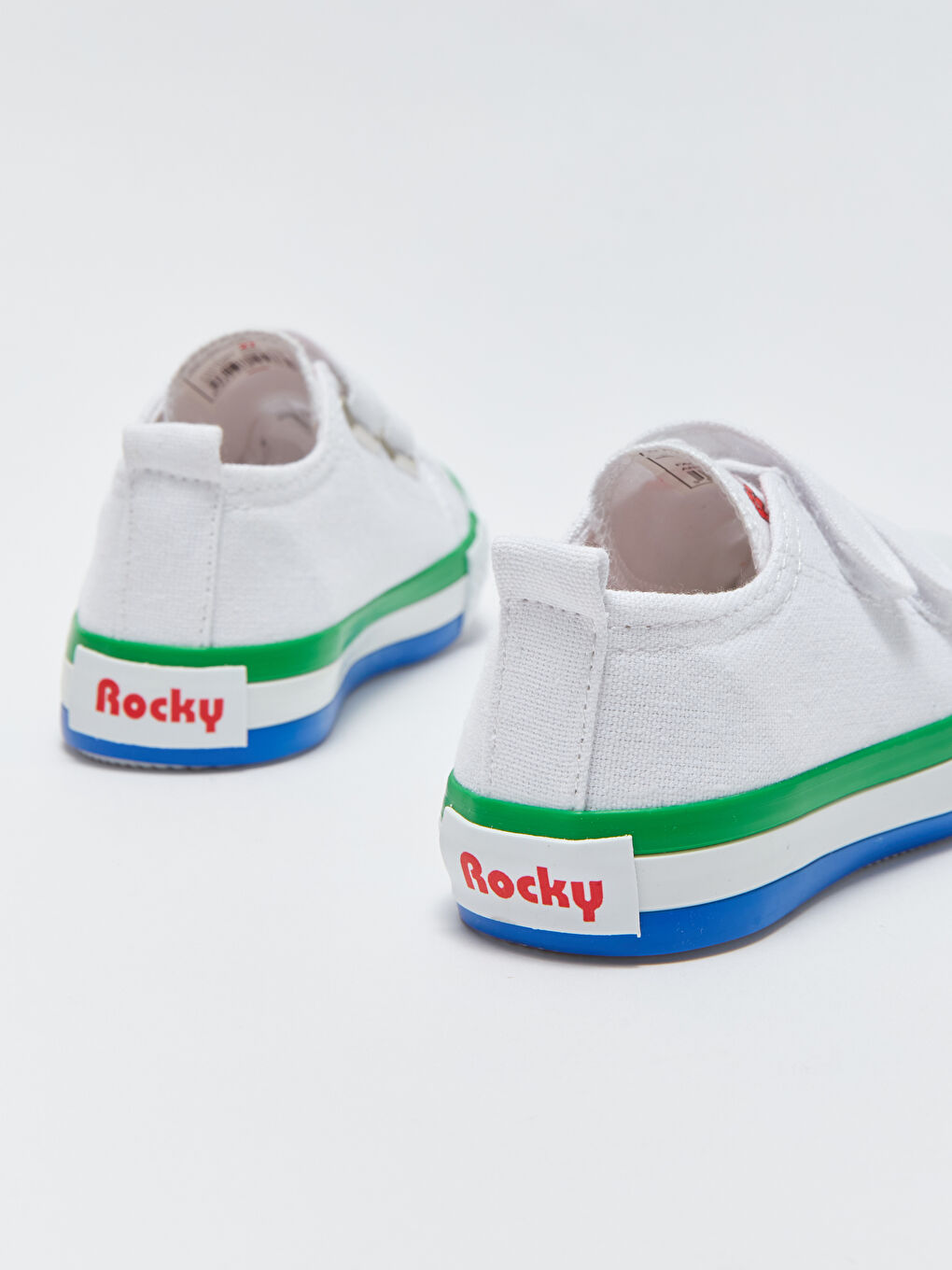 Beyaz Cırt Cırtlı Unisex Spor Ayakkabı-4