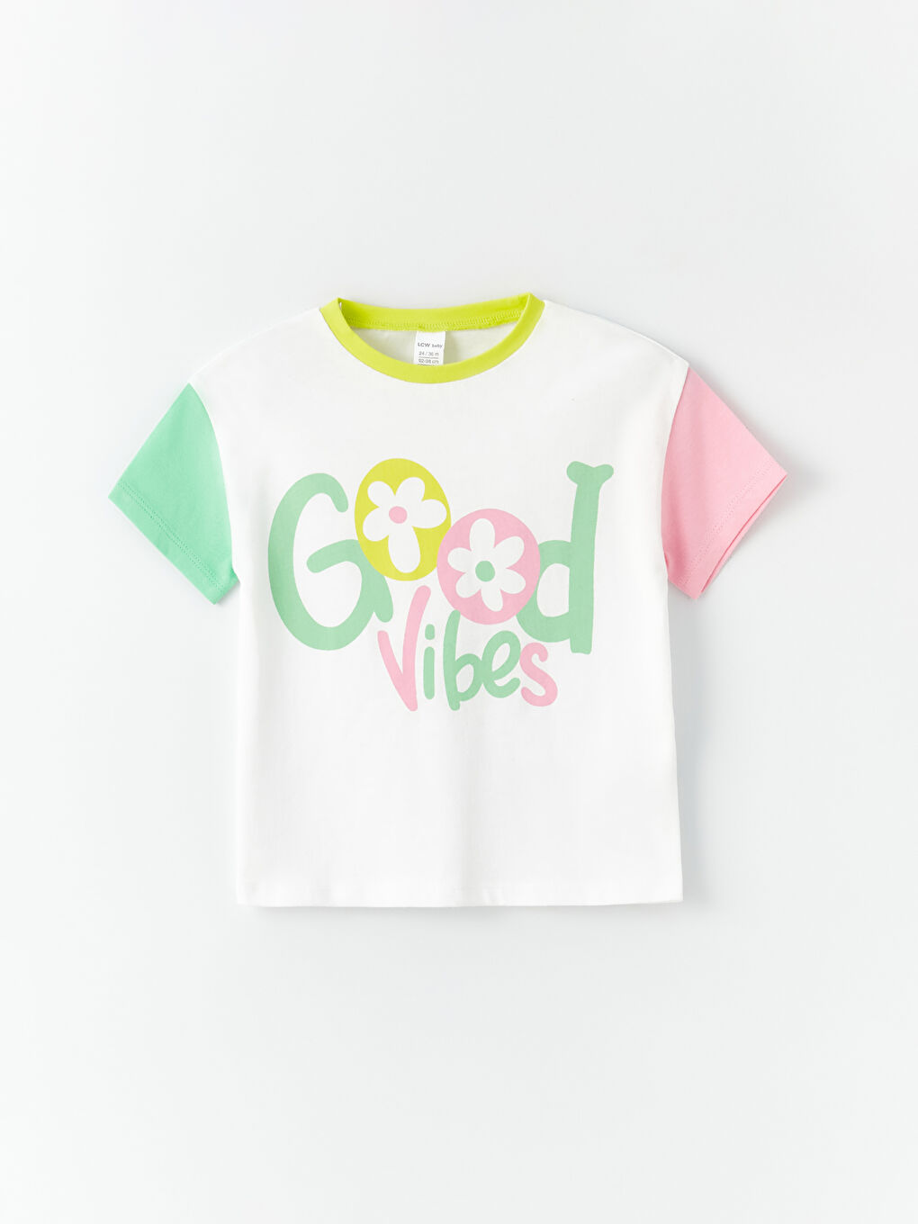 Ensemble T-Shirt et Leggings Imprimés Bébé Fille Col Rond Lot de 2-1