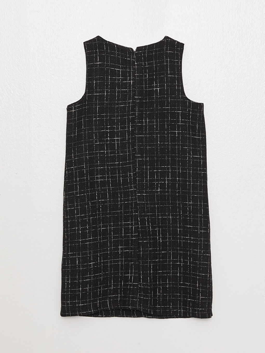 LCW Kids Crew Neck Plaid Girls' Dress -S42152Z4-LKX