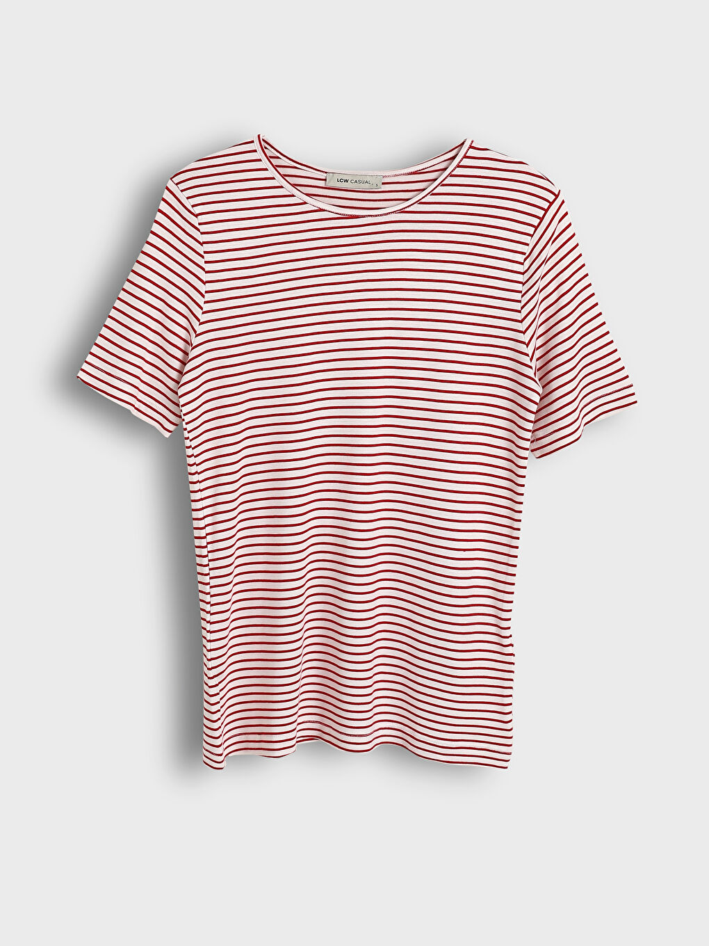 Crew Neck Striped Women's T-Shirt