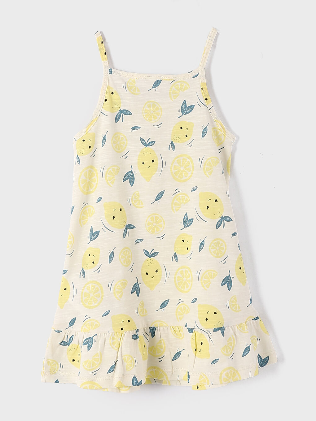 فستان للبنات حديثي الولادة بياقة دائرية-1