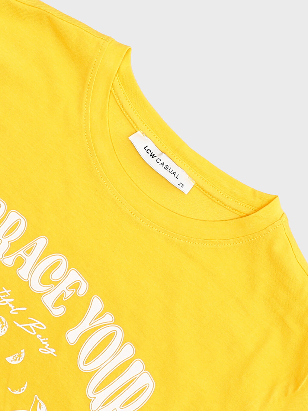 Crew Neck Printed Short Sleeve Oversize Women's T-Shirt-3