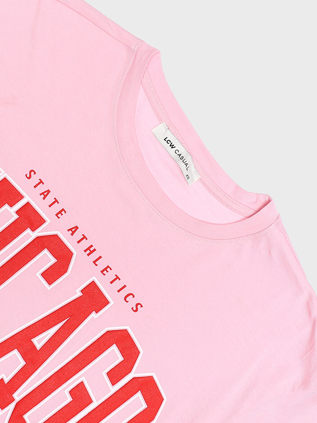 Crew Neck Printed Short Sleeve Oversize Women's T-Shirt-4