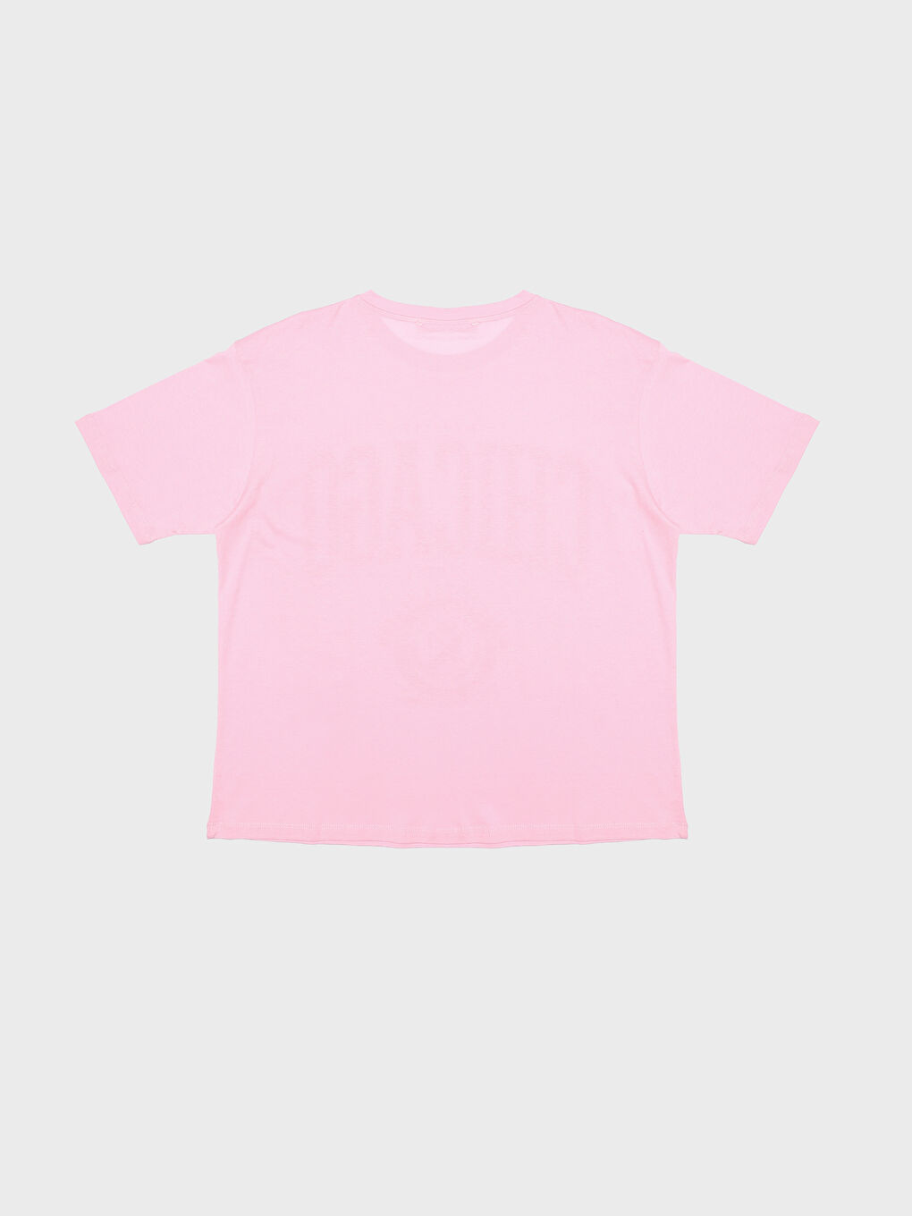 Crew Neck Printed Short Sleeve Oversize Women's T-Shirt-1