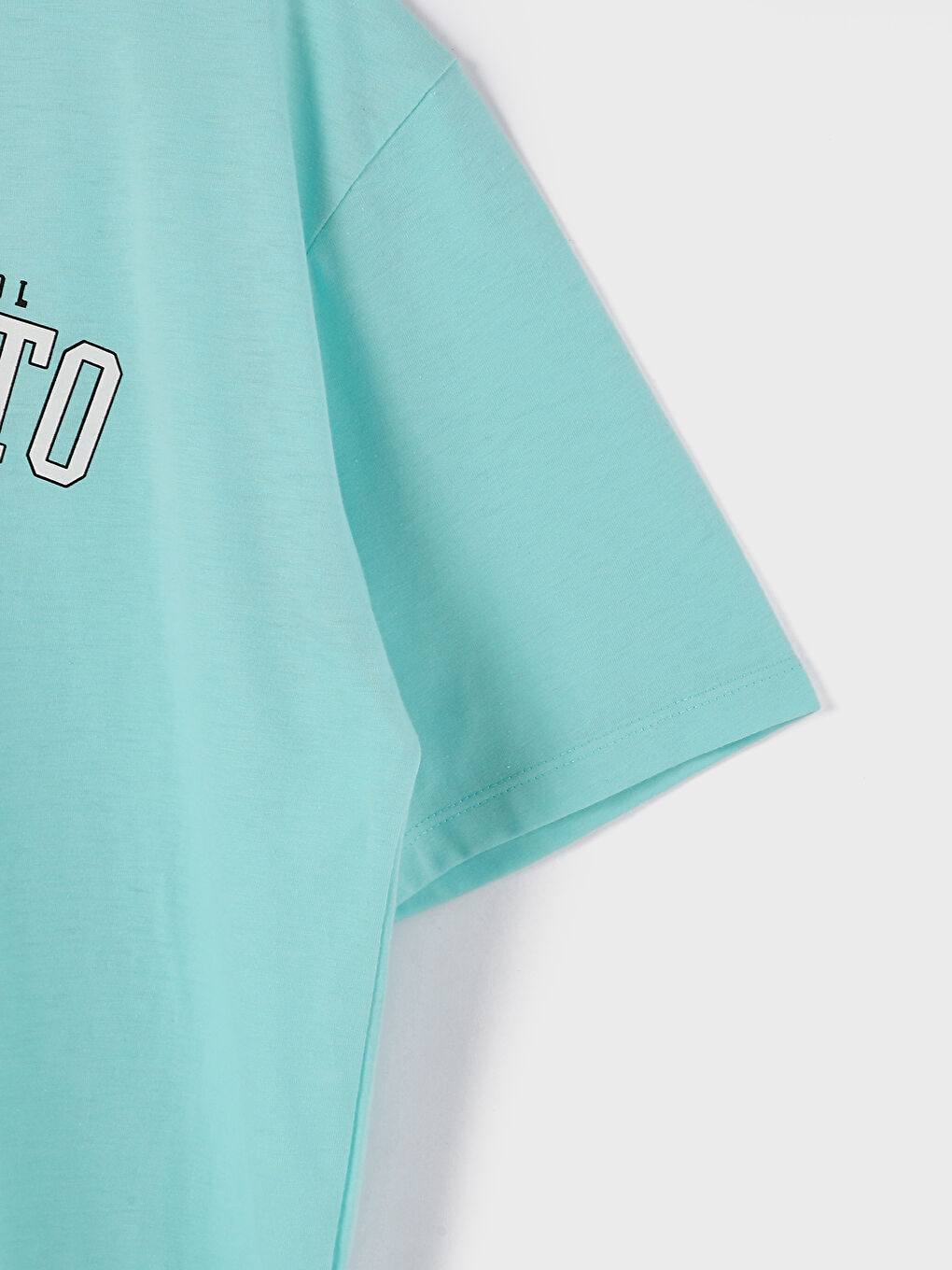 Crew Neck Short Sleeve Women's Printed T-Shirt-3