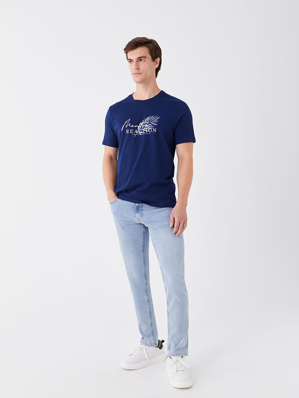 750 Blugi Slim Fit pentru Bărbați