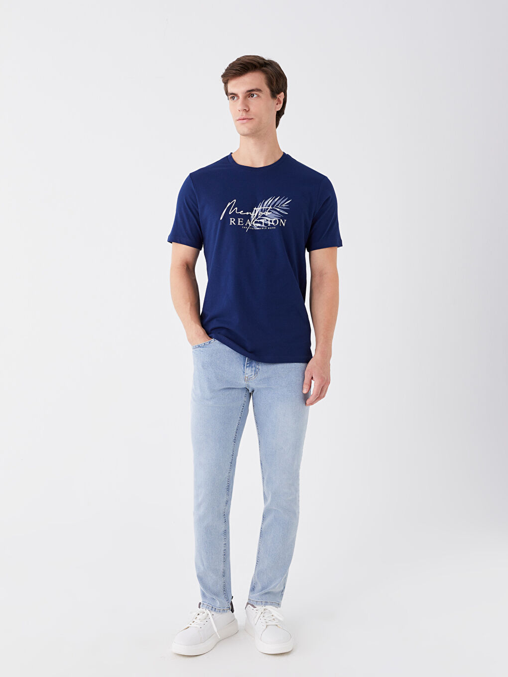 750 Blugi Slim Fit pentru Bărbați-1