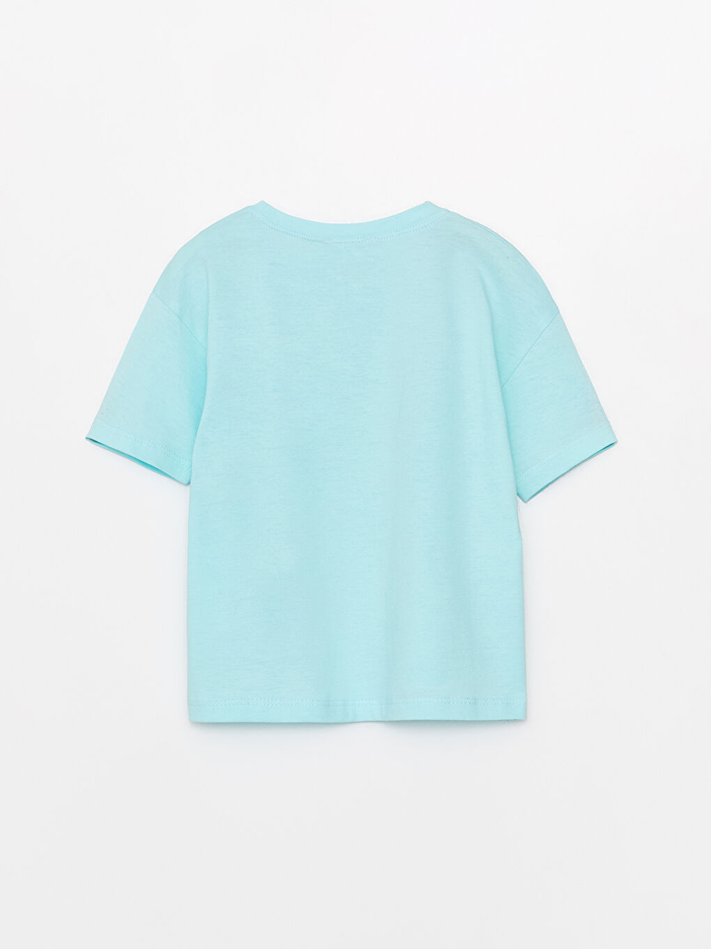 Turkuaz Bisiklet Yaka Kısa Kollu Baskılı Erkek Bebek Tişört-1