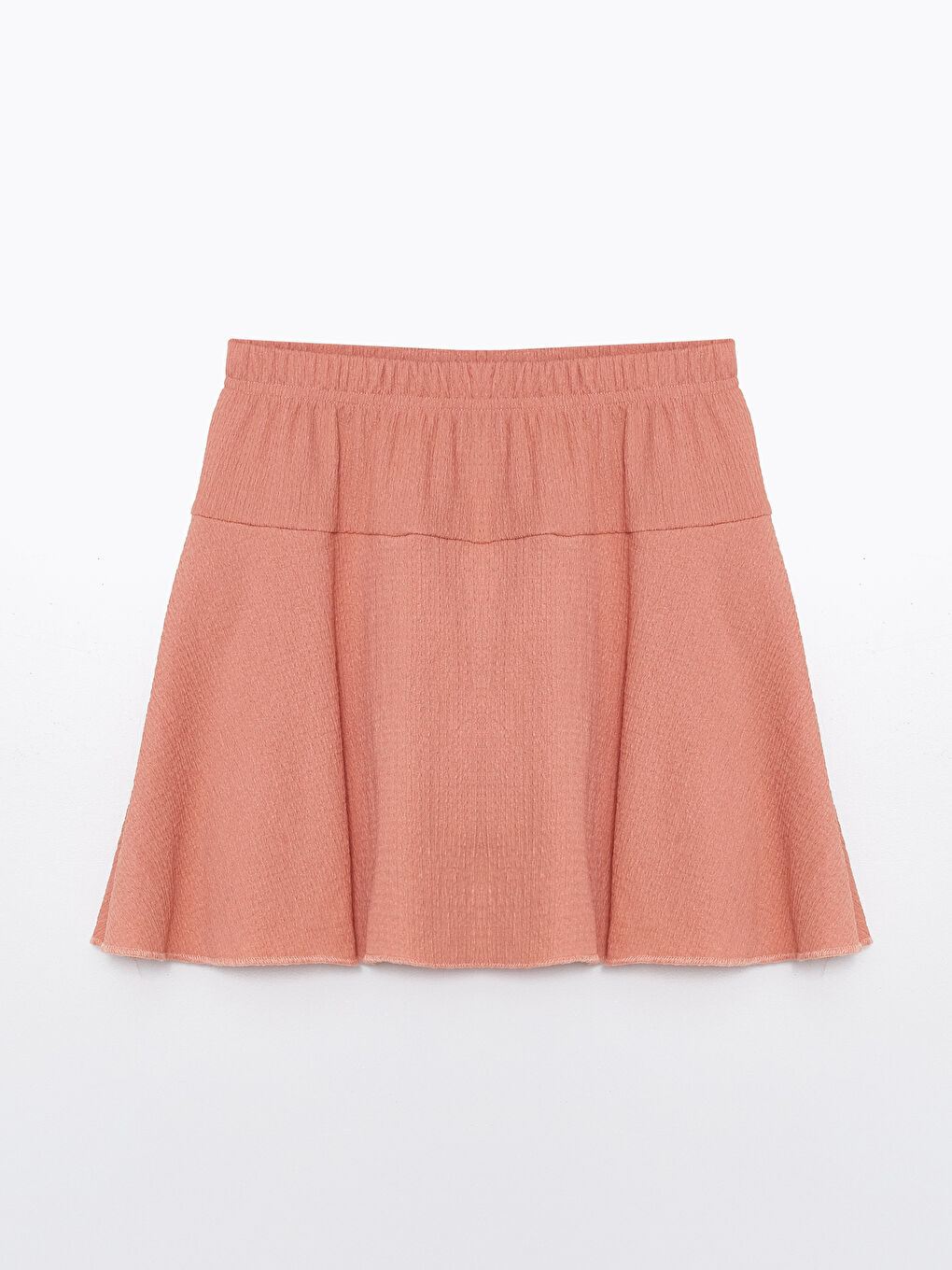 Pembe Beli Lastikli Kız Çocuk Şort Etek