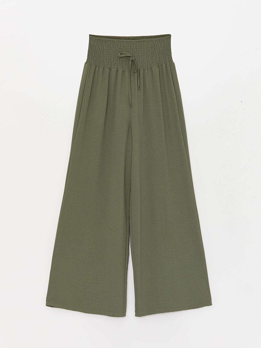 Elasticated Waist Relaxed Fit Women's Trousers-5