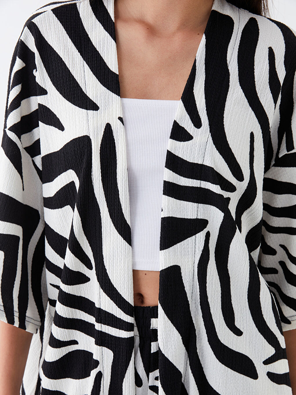 Siyah Kadın Kimono Takım-2