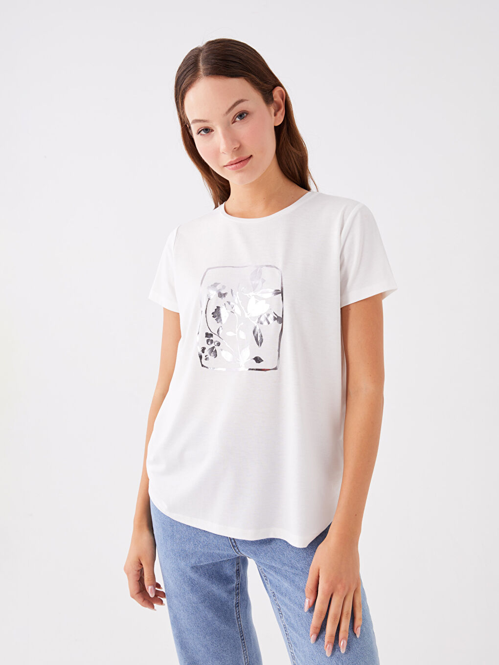 Žena BIJELA Majica kratkih rukava