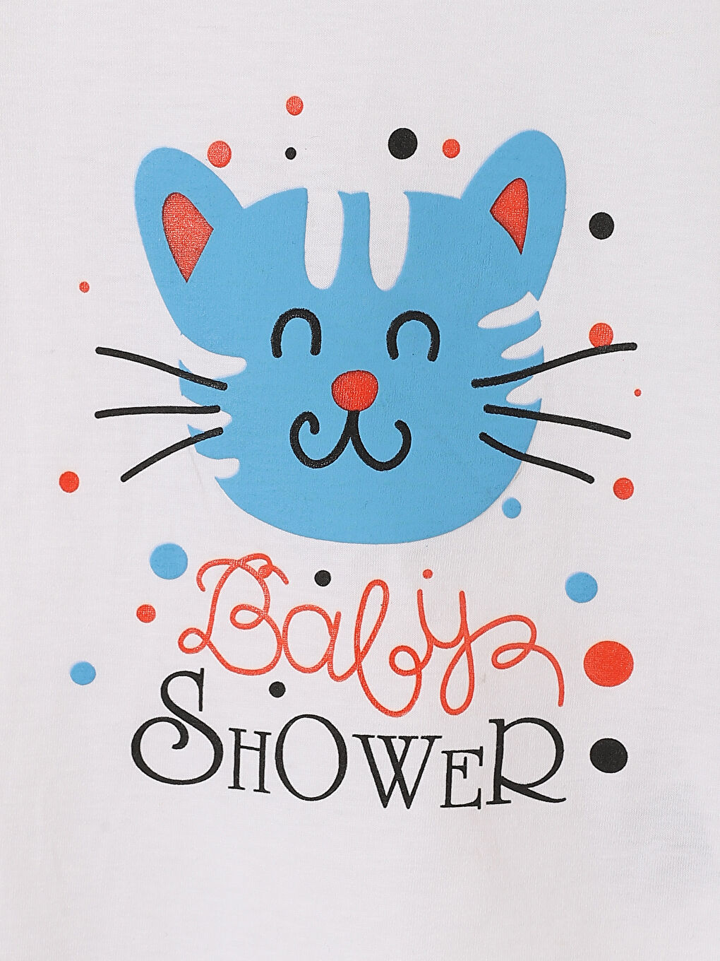 Crew Neck Short Sleeve Printed Baby Girls' T-Shirt and Shorts 2 Pack Set-5