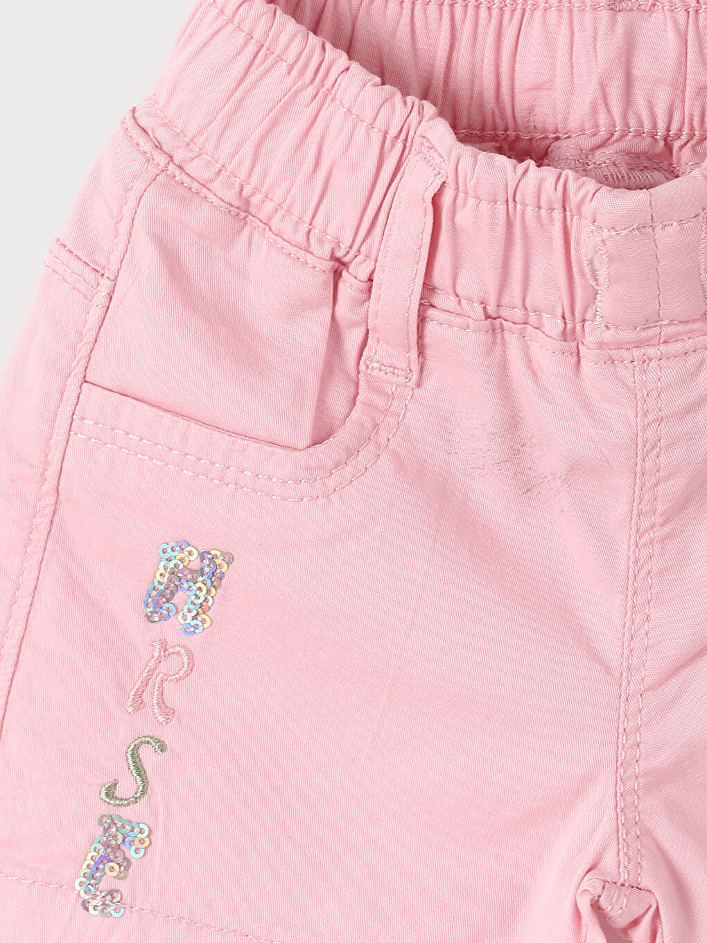 Baby Girls' Shorts with Elastic Waist-2