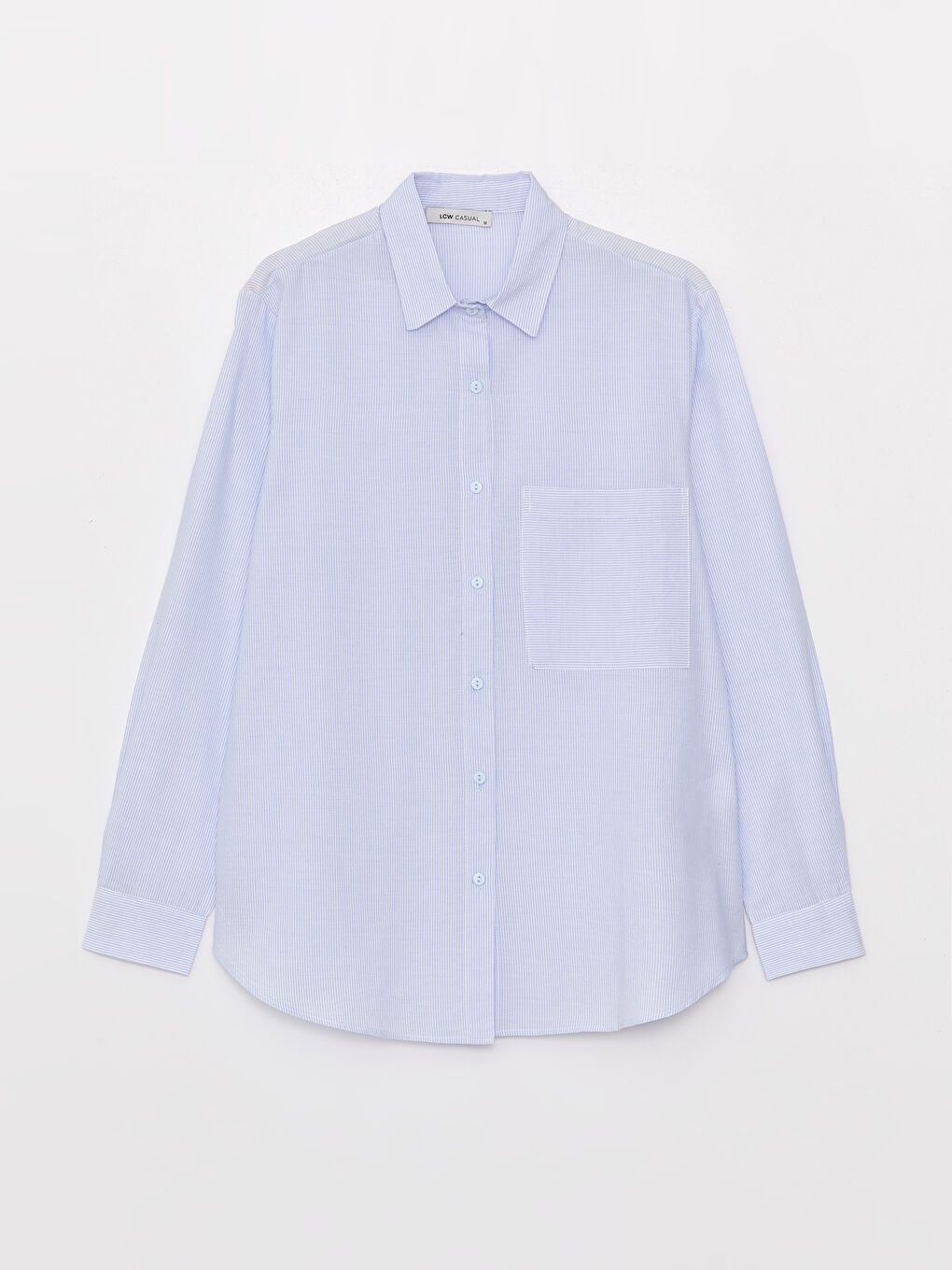 Striped Long Sleeve Women's Shirt-5