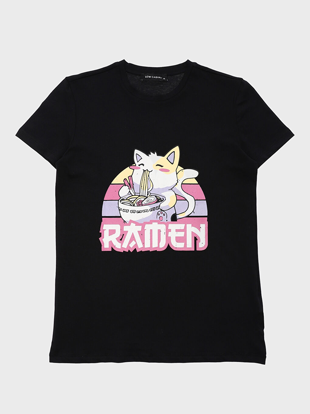 Crew Neck Printed Short Sleeve Women's T-Shirt