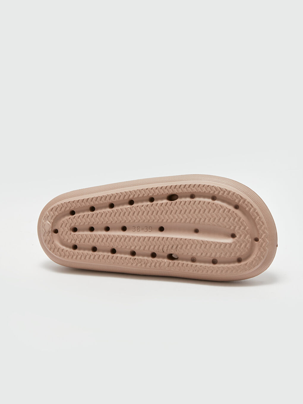 Kahverengi Tek Bantlı Kadın Terlik-3