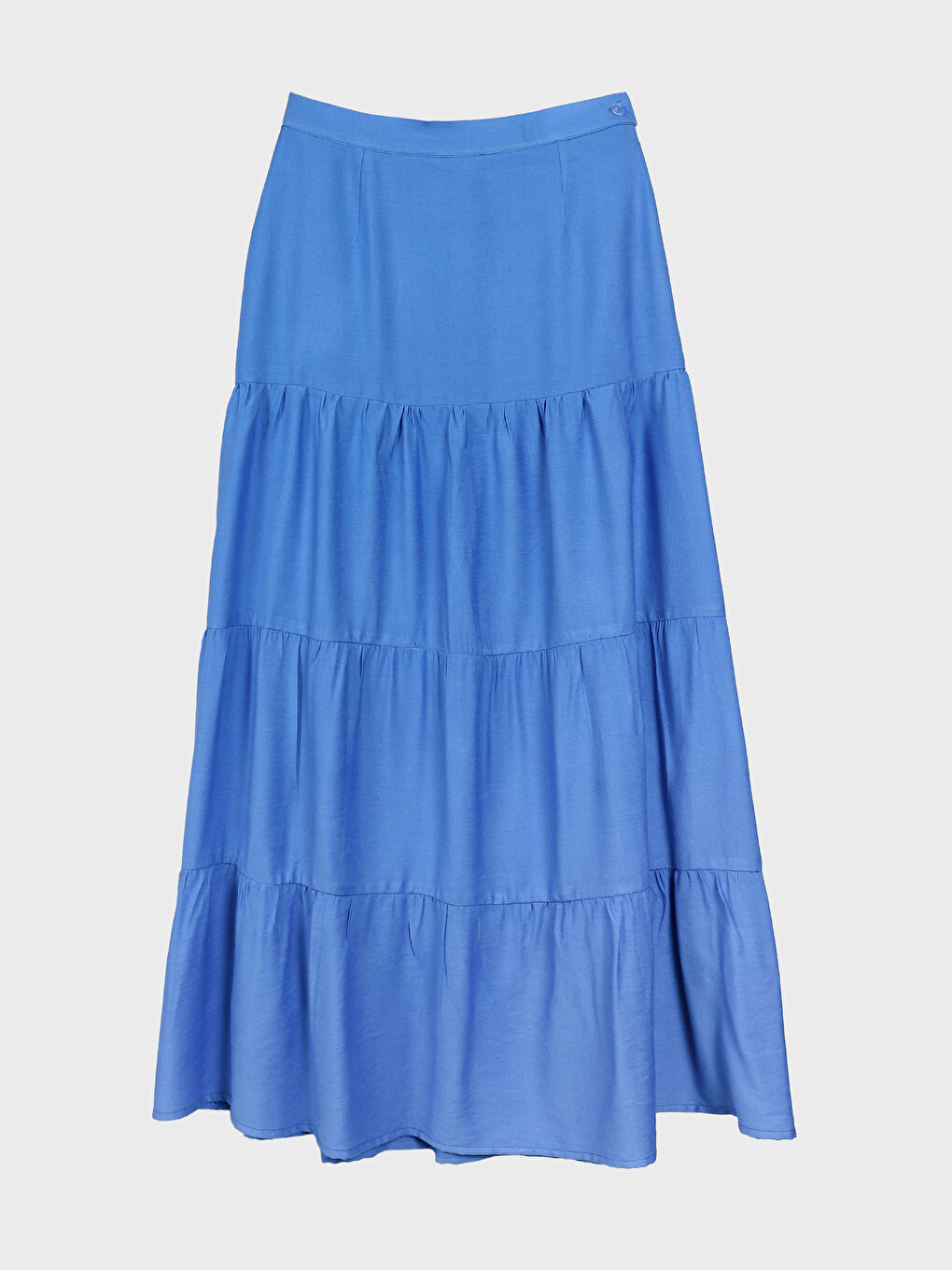 Zipper Waist Straight Satin Women's Skirt