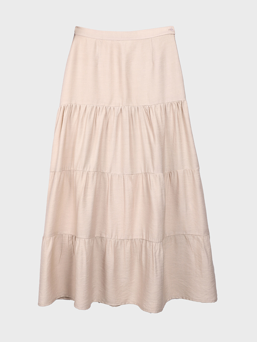 Zipper Waist Straight Satin Women's Skirt