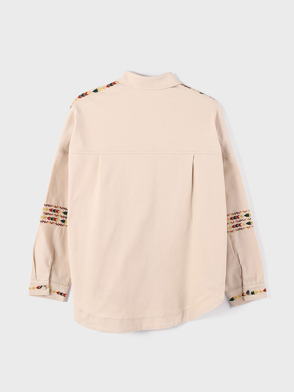 Collared Neck Oversize Women's Jacket-1