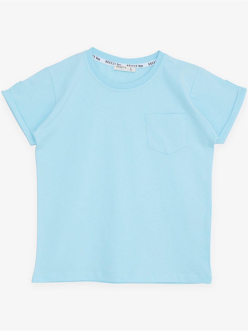 Mavi Bisiklet Yaka Basic Kısa Kollu Erkek Çocuk Tişört