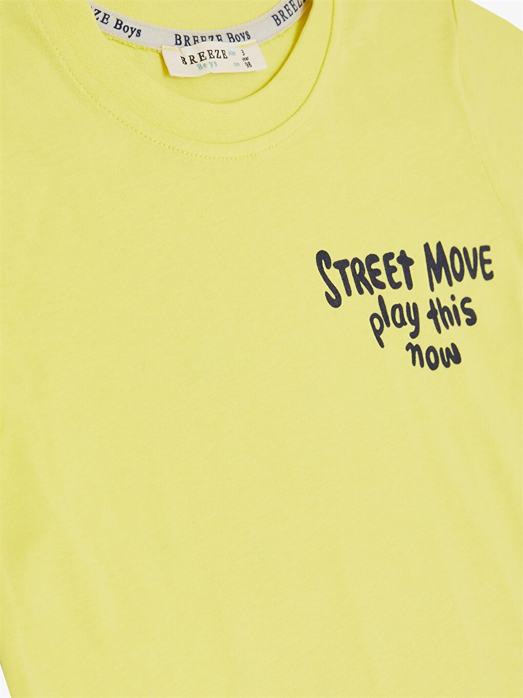 Yeşil Bisiklet Yaka Kısa Kollu Baskılı Erkek Bebek Tişört ve Şort 2'li Takım-4