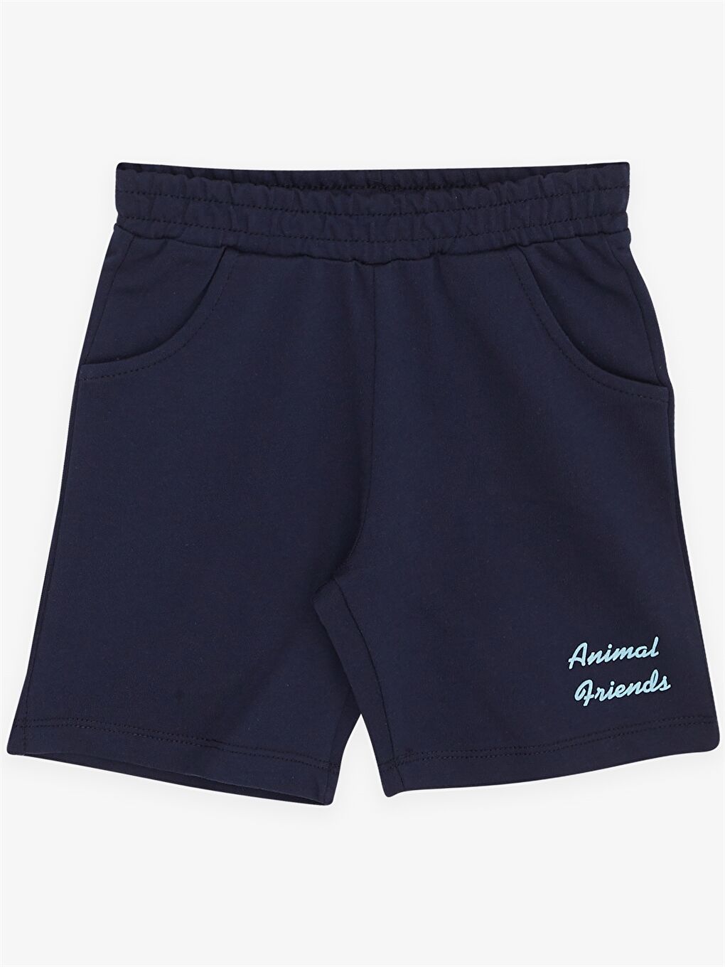 Mavi Bisiklet Kısa Kısa Kollu Baskılı Erkek Bebek Tişört ve Şort 2'li Takım-3