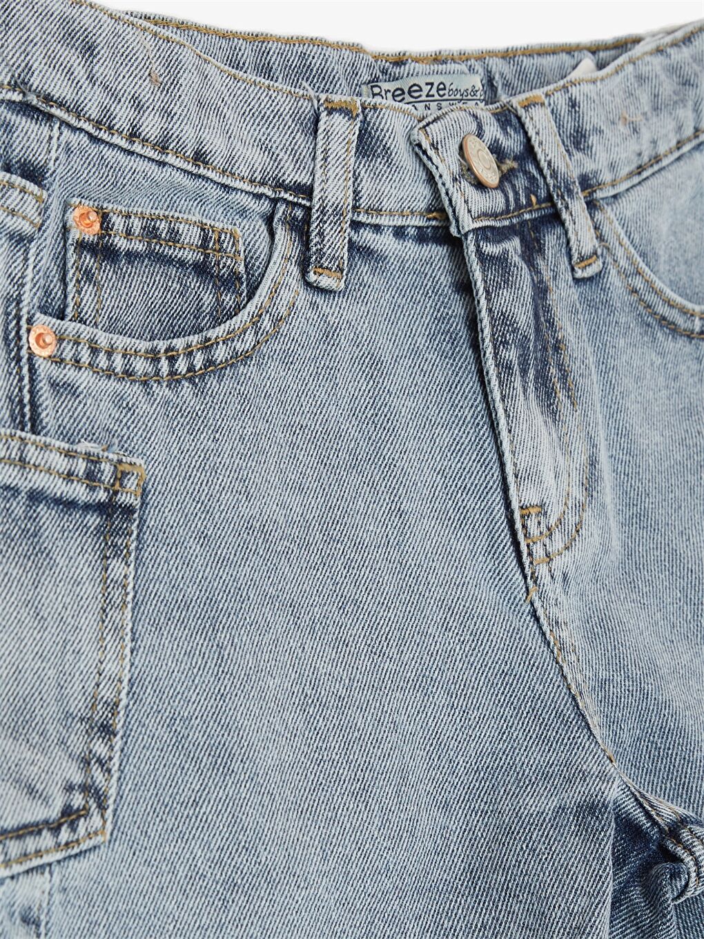 Mavi Basic Kız Çocuk Jean Şort-2