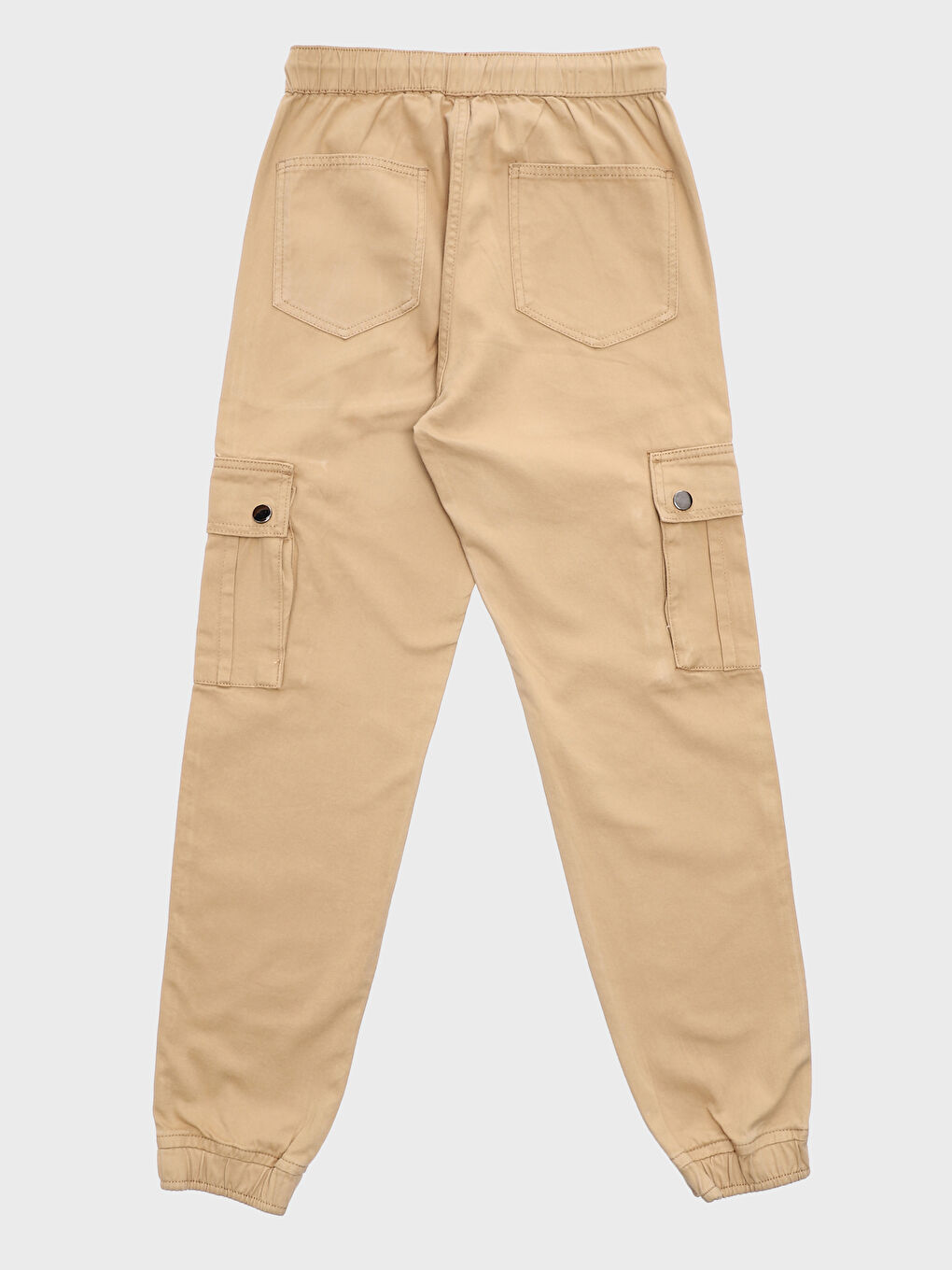 Slim Fit Twill Men's Cargo Trousers-3