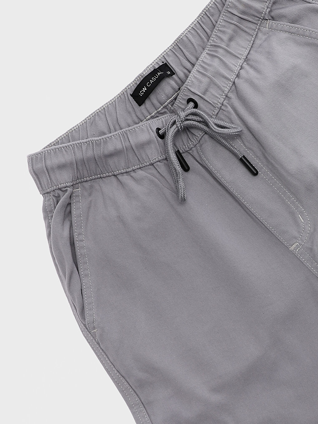 بنطلون كارغو تويل رفيع للرجال-1