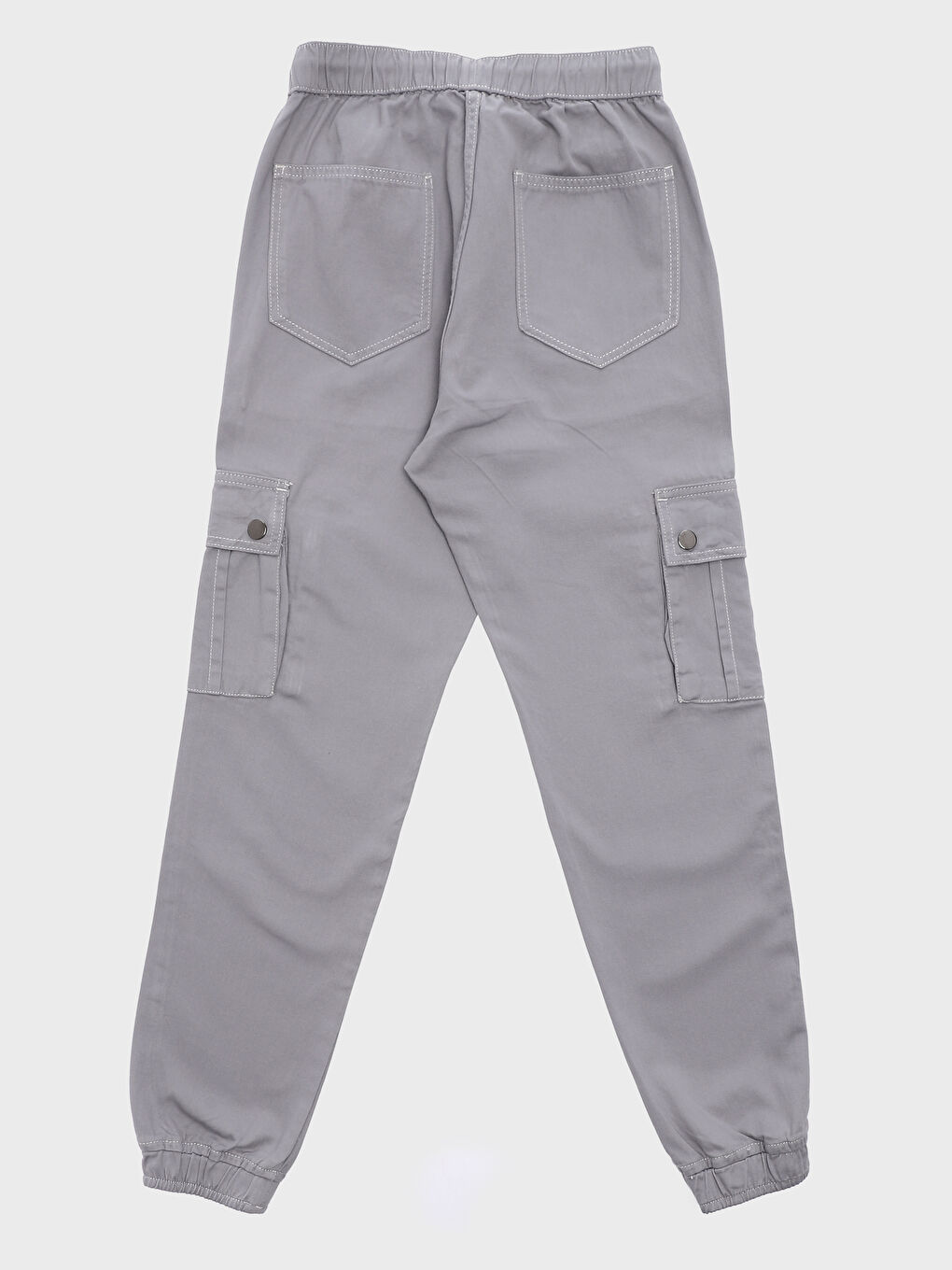 بنطلون كارغو تويل رفيع للرجال-3