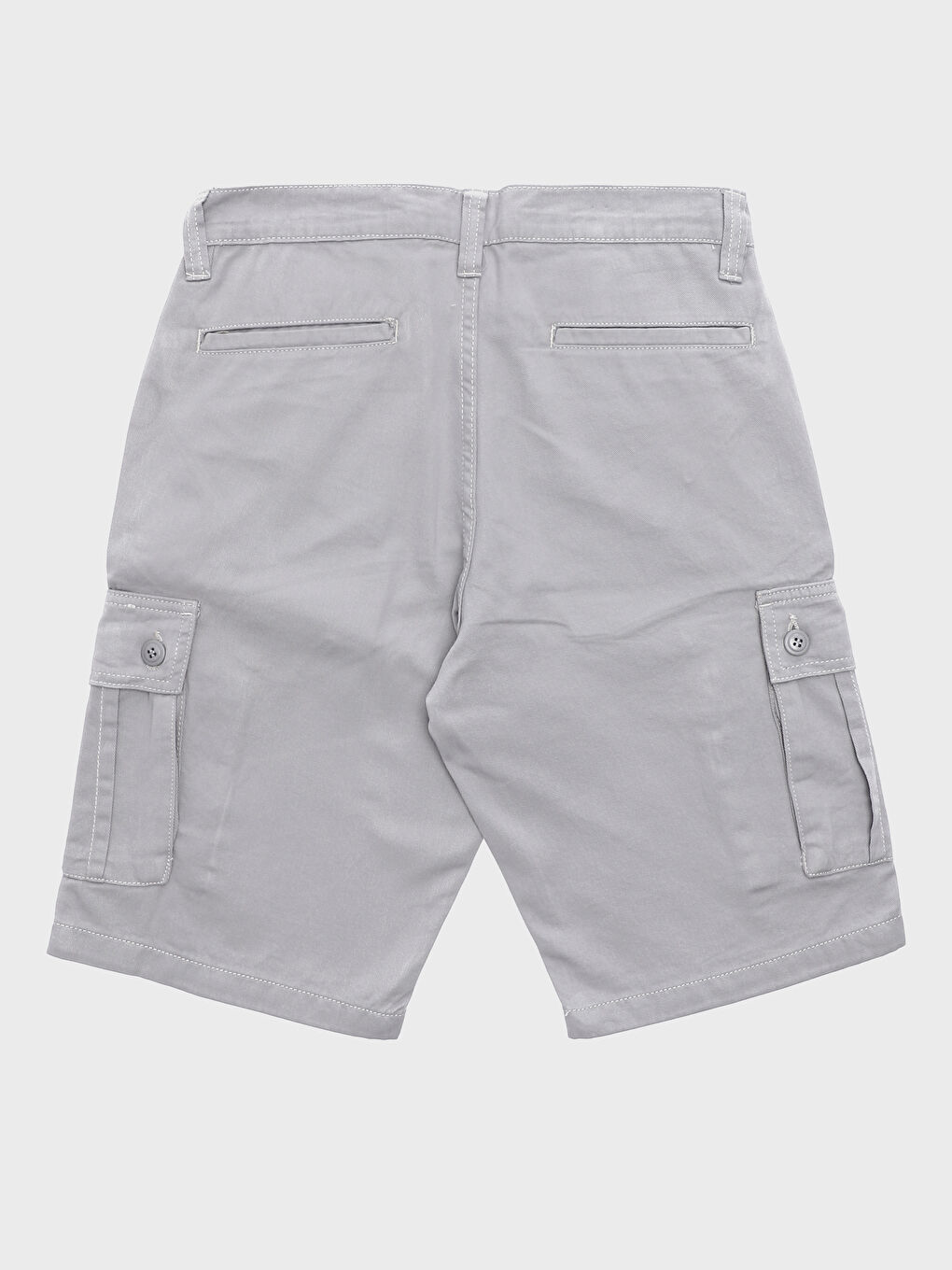 Standard Fit Twill Men's Bermuda Shorts-3