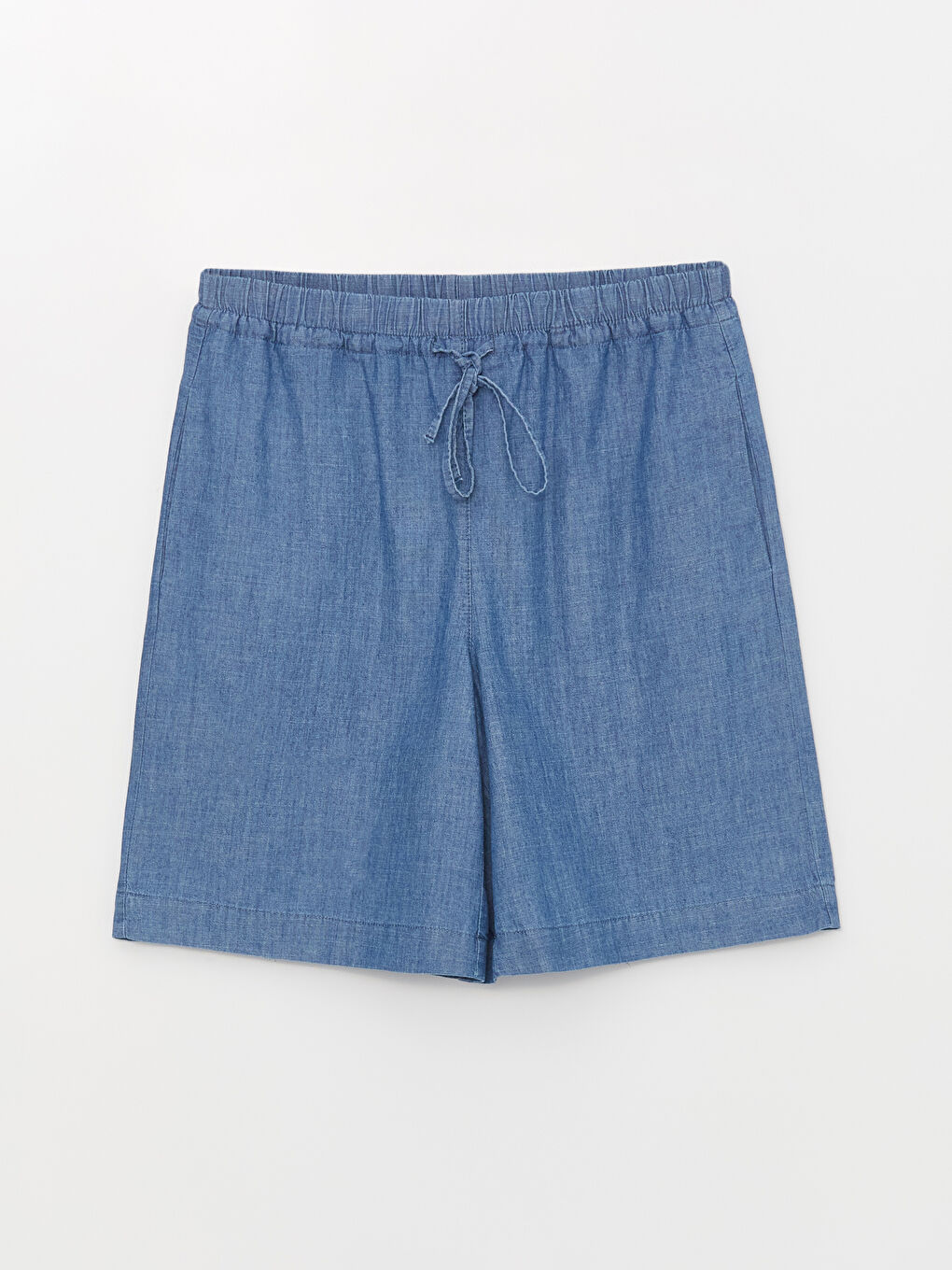 Elastic Waist Comfortable Fit Women's Jean Shorts -S3L061Z8-H45