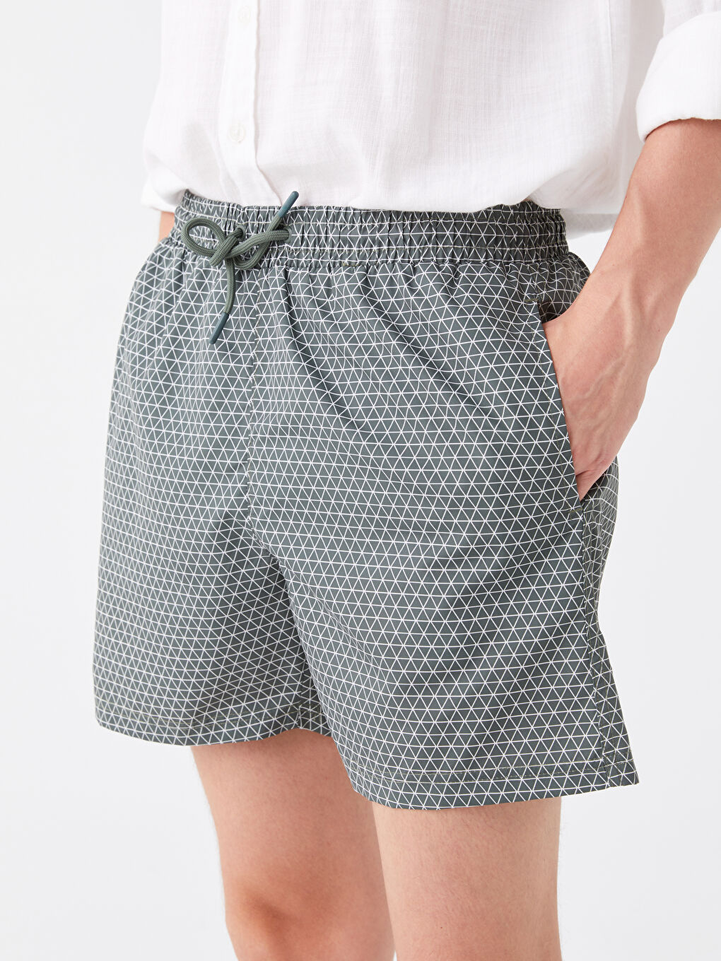 Short Pattern Men's Swimwear -S3L063Z8-LS6