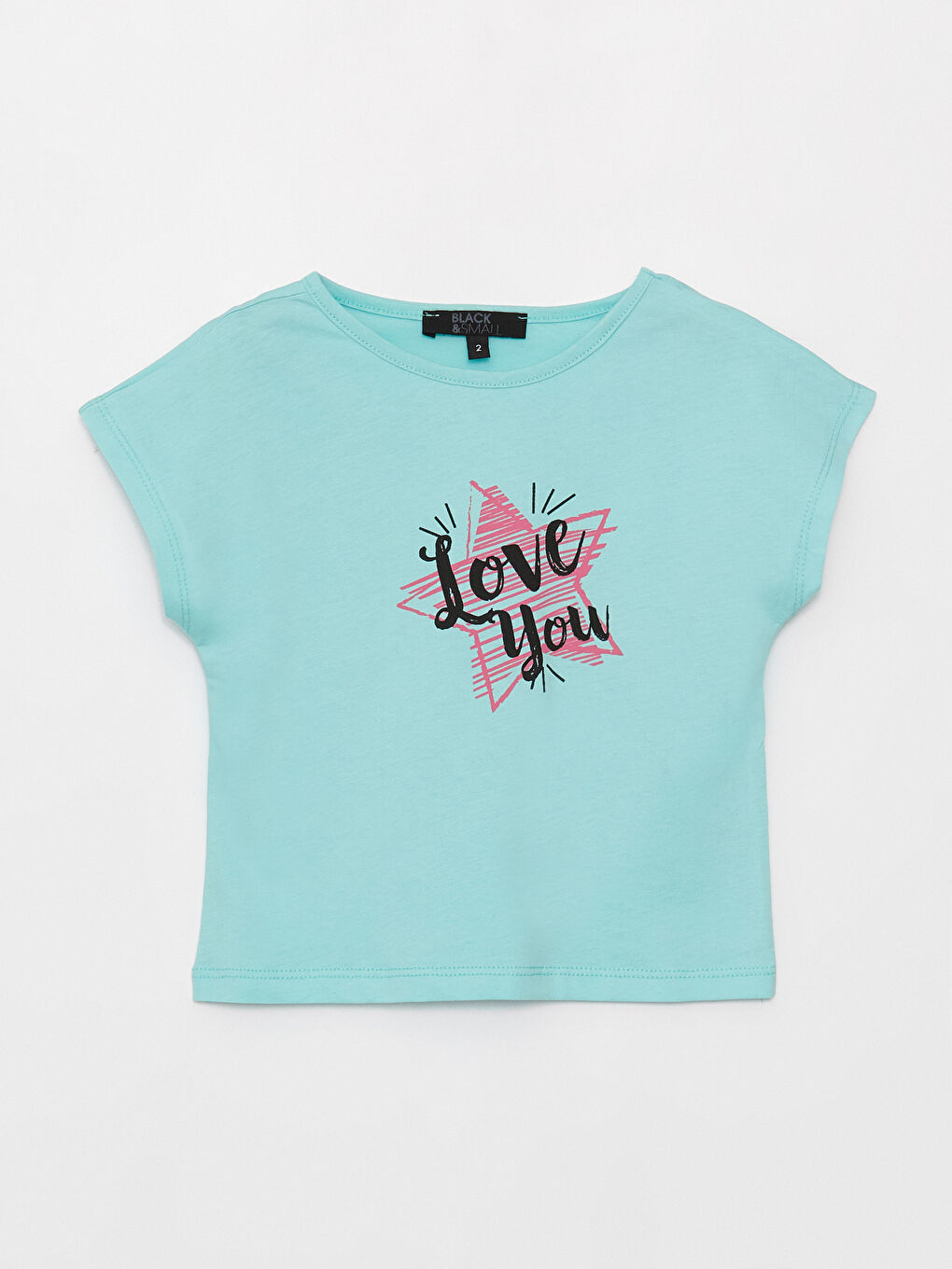 Yeşil Bisiklet Yaka Baskılı Kız Bebek Tişört ve Tayt 2'li Takım-1