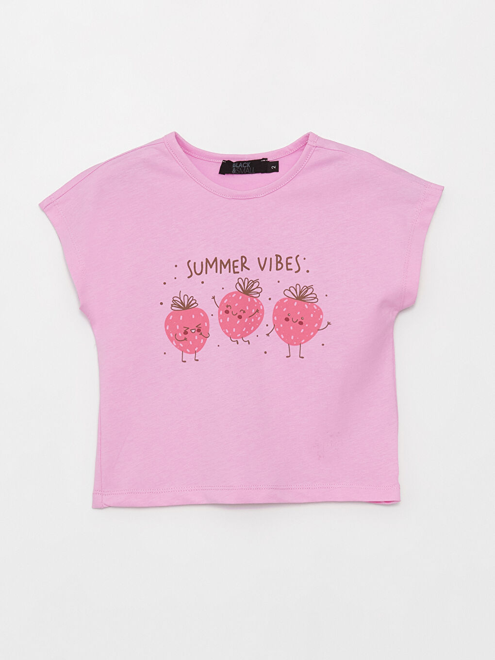 Pembe Bisiklet Yaka Baskılı Kız Bebek Tişört ve Tayt 2'li Takım-1