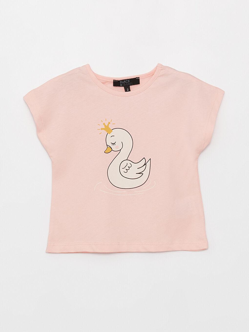 Turuncu Bisiklet Yaka Baskılı Kız Bebek Tişört ve Tayt 2'li Takım-1