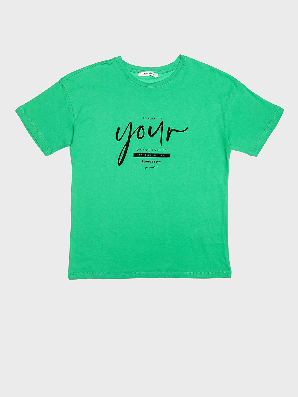 Crew Neck Printed Short Sleeve Women's T-Shirt