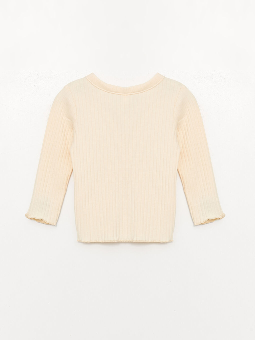 V Neck Long Sleeve Girls' Baby Cardigan-1