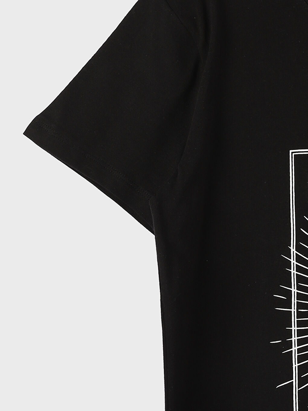 Crew Neck Printed Short Sleeve Women's T-Shirt-2