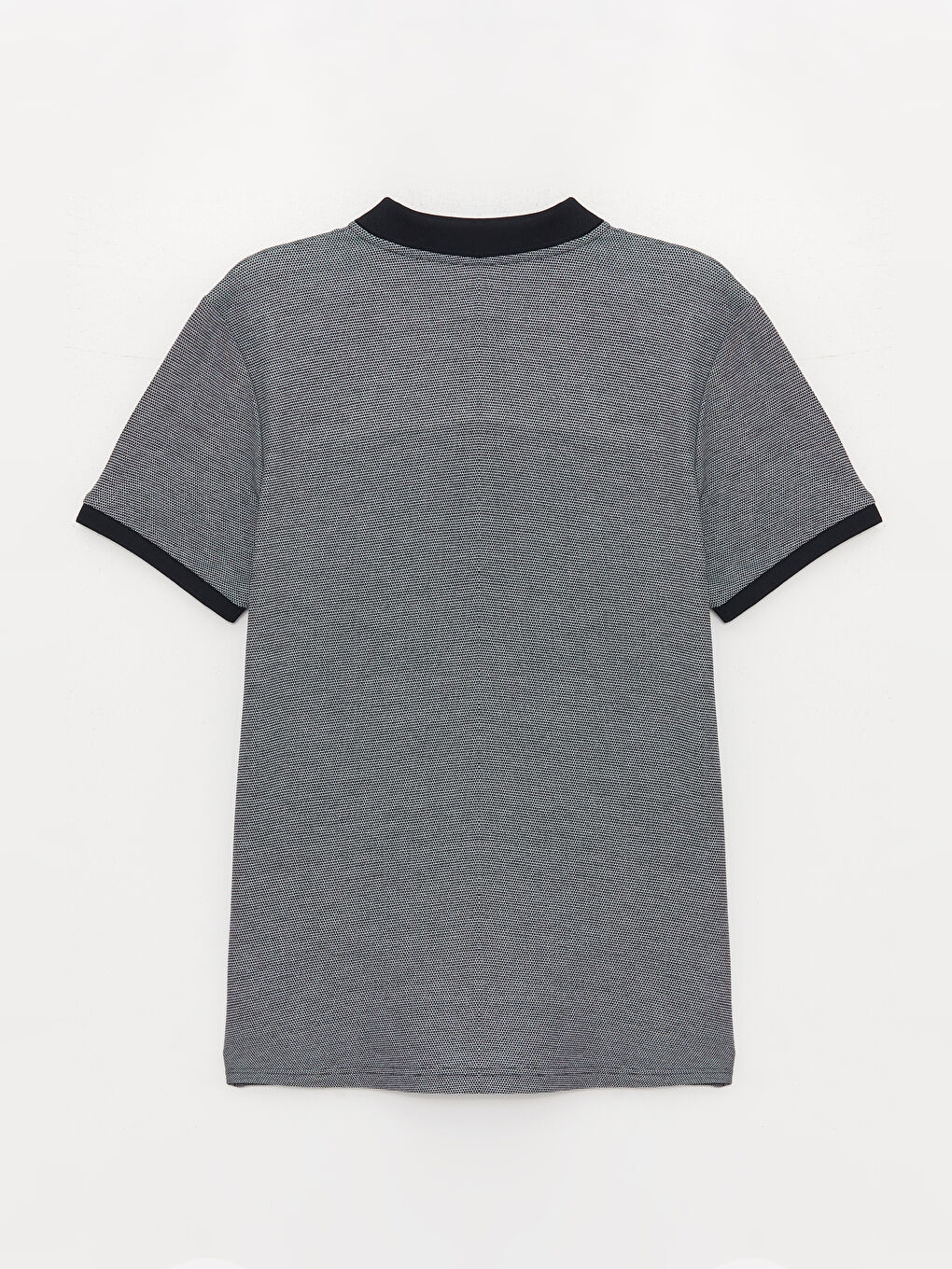 Lacivert Polo Yaka Kısa Kollu Erkek Tişört-6