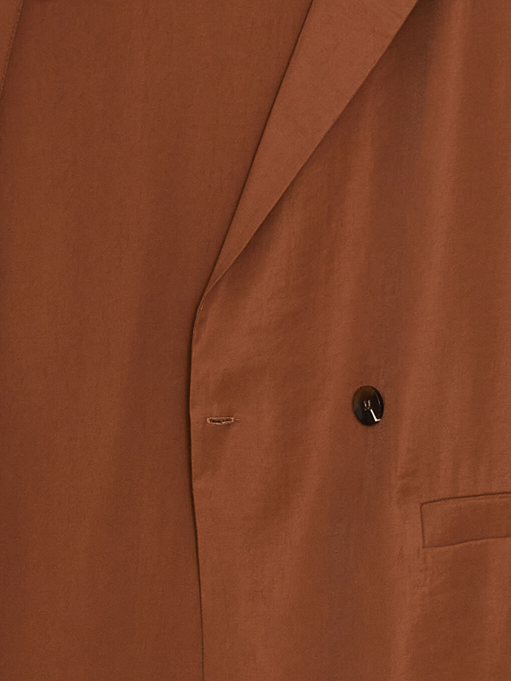 Kahverengi Düz Uzun Kollu Kadın Ceket-7